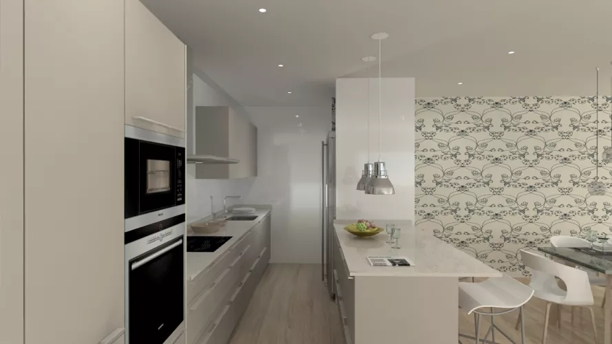 Madrid | Cocina Santos | Modelo Ariane | Encimera Silestone