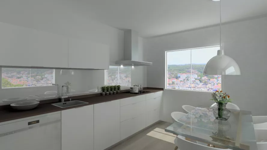 Madrid | Cocina Santos | Modelo Ariane| Encimera Silestone