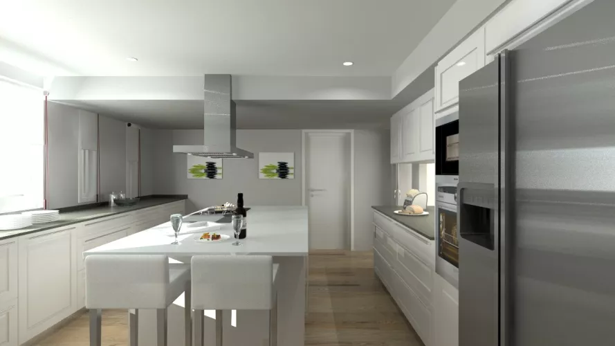 Las Rozas | Cocina Santos | Modelo Época | Encimera Silestone