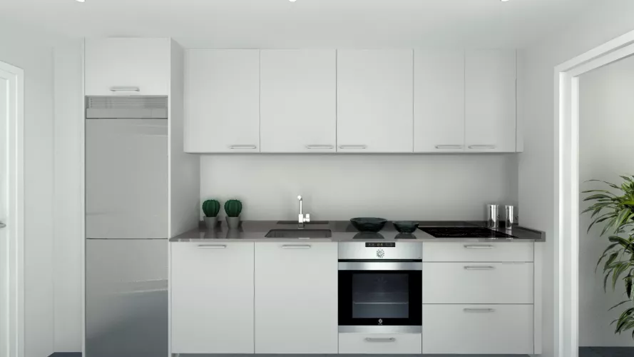 Madrid | Cocina Santos | Modelo Ariane| Encimera Compac