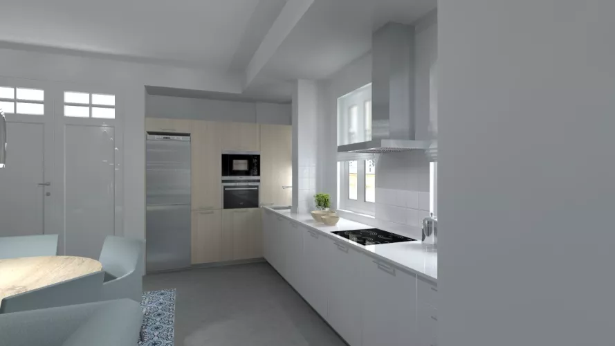 Proyecto con Encimera Silestone en Madrid de Cocina Santos y Modelo Line Minos