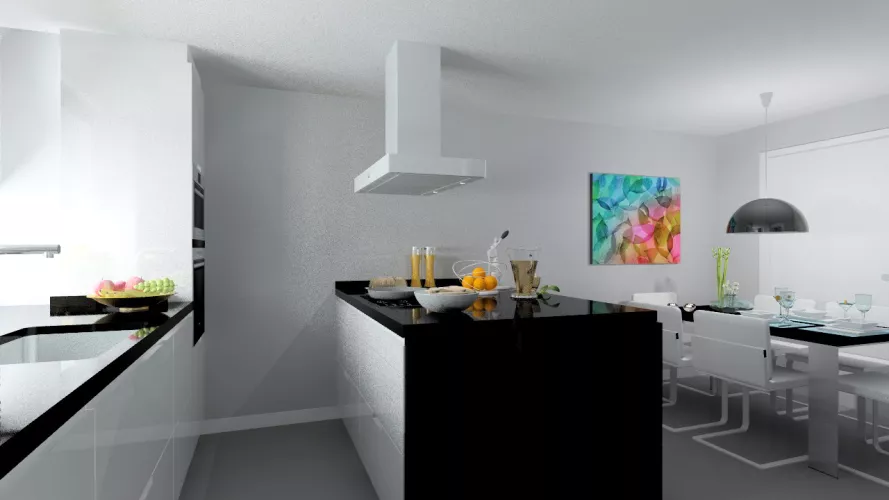 Madrid | Cocina Santos | Modelo Minos | Encimera Granito