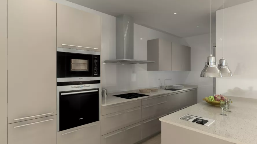 Madrid | Cocina Santos | Modelo Ariane | Encimera Silestone