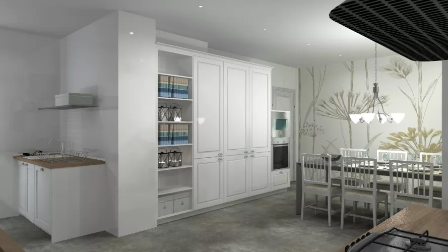 Madrid | Cocina Santos | Modelo Epoca | Encimera Madera