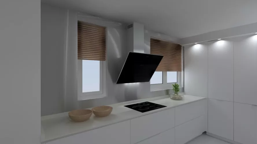 Madrid | Cocina Santos | Modelo Line E | Encimera Compac