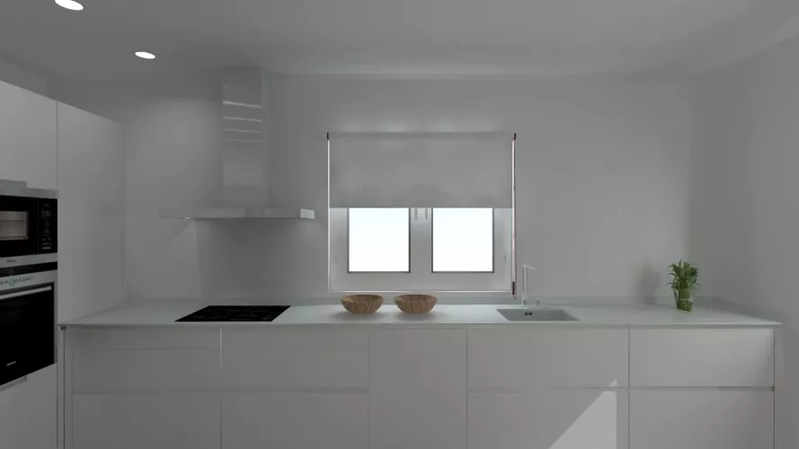 Madrid | Cocina Santos | Modelo Line Minos | Encimera Silestone