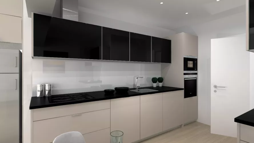 Madrid | Cocina Santos | Modelo Seda | Encimera Granito