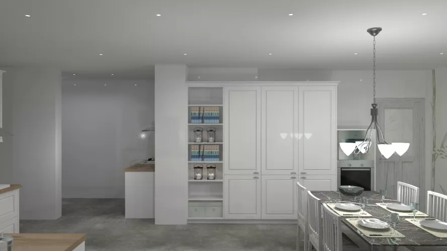 Madrid | Cocina Santos | Modelo Epoca | Encimera Madera