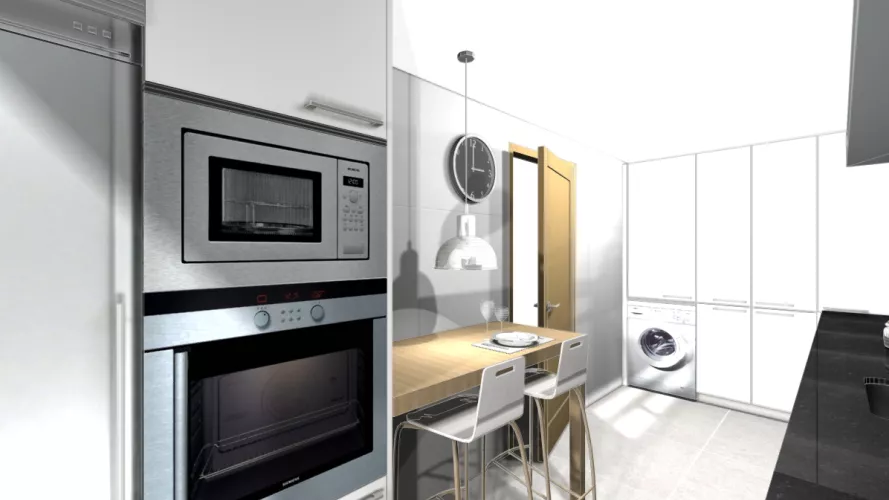 Las Rozas | Cocinas Santos | Modelo Arianne EC | Encimera granito