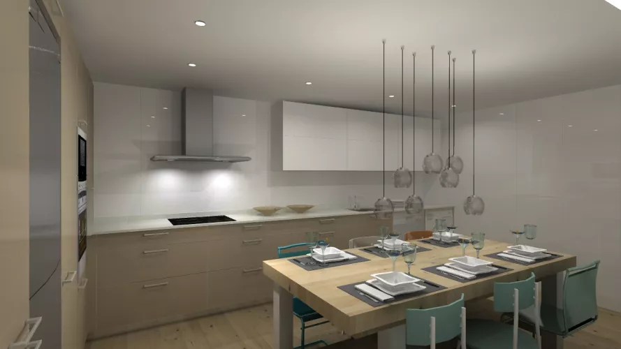 Aravaca | Cocinas Santos | Modelo Ariane 2 | Encimera Compac