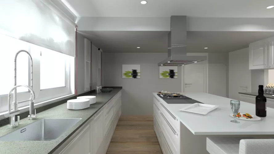 Las Rozas | Cocina Santos | Modelo Época | Encimera Silestone