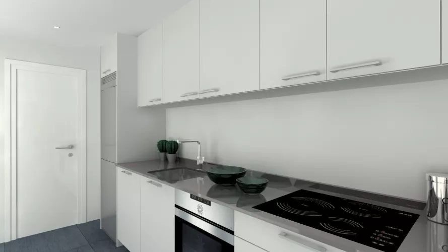 Madrid | Cocina Santos | Modelo Ariane| Encimera Compac