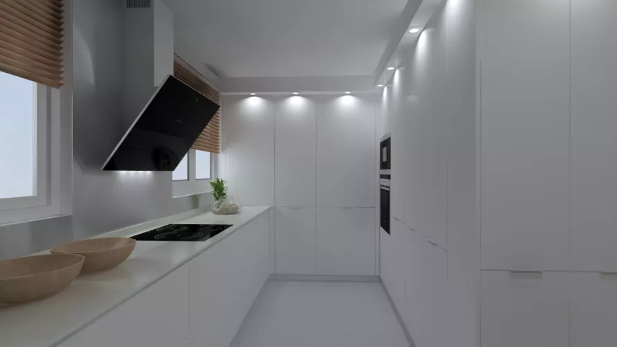 Madrid | Cocina Santos | Modelo Line E | Encimera Compac