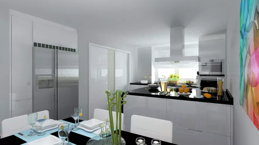 Madrid | Cocina Santos | Modelo Minos | Encimera Granito