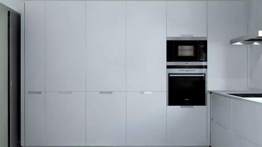 Madrid | Cocina Santos | Modelo Line Minos | Encimera Silestone