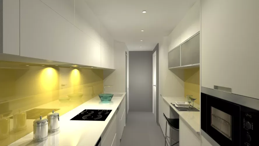 Madrid | Cocina Santos | Modelo Line | Encimera Dalian