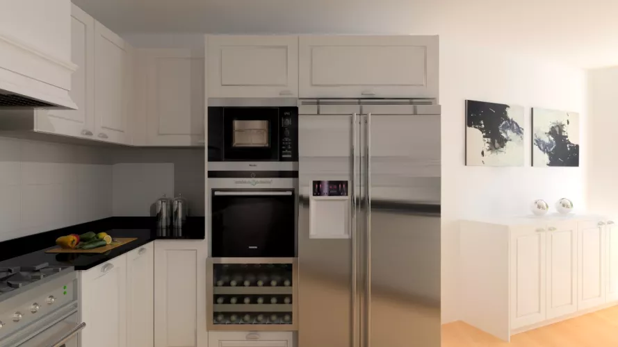 Madrid | Cocina Santos | Modelo epoca | Encimera granito