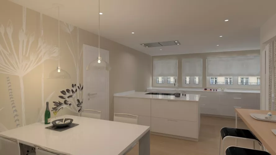 Pozuelo | Cocina Santos | Modelo Karmel SM | Encimera Dalian