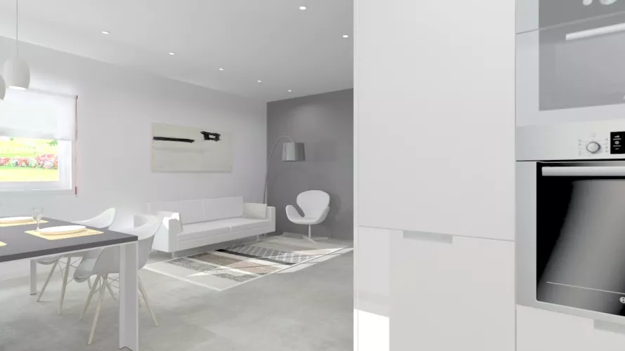 Madrid | Cocina Santos | Modelo Minos L | Encimera de Granito