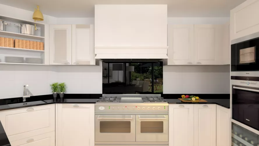 Madrid | Cocina Santos | Modelo epoca | Encimera granito