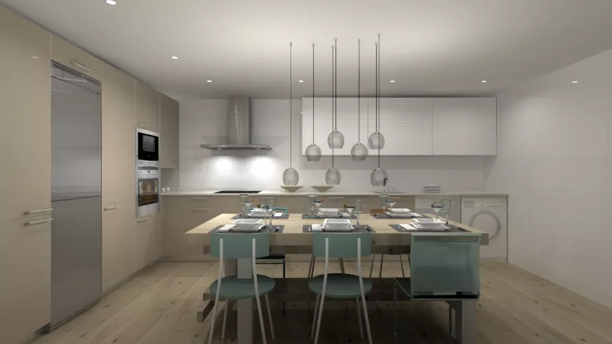 Aravaca | Cocinas Santos | Modelo Ariane 2 | Encimera Compac