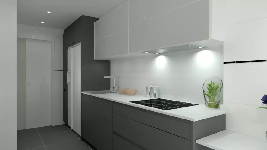 Madrid | Cocina Santos | Modelo Intra | Encimera Silestone