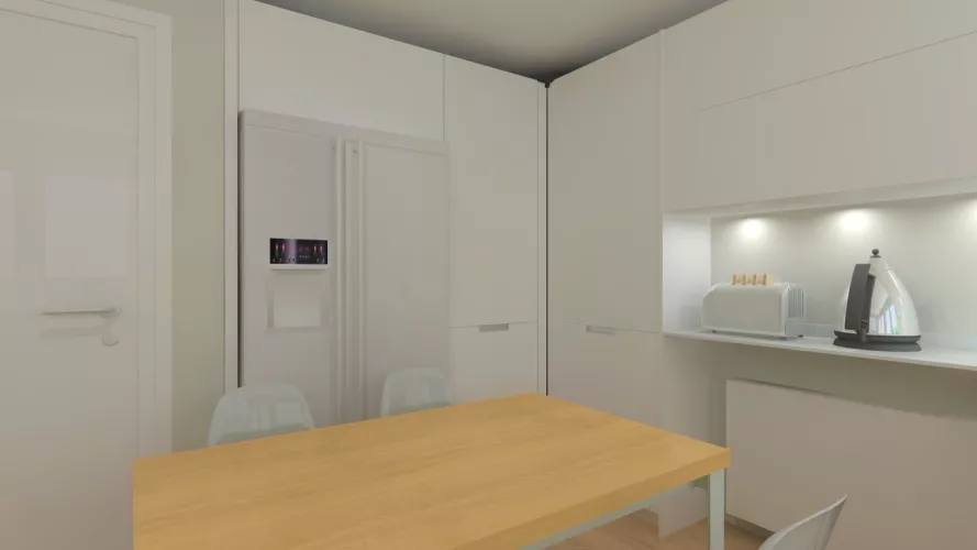 Madrid | Cocina Santos | Modelo Line E | Encimera Compac