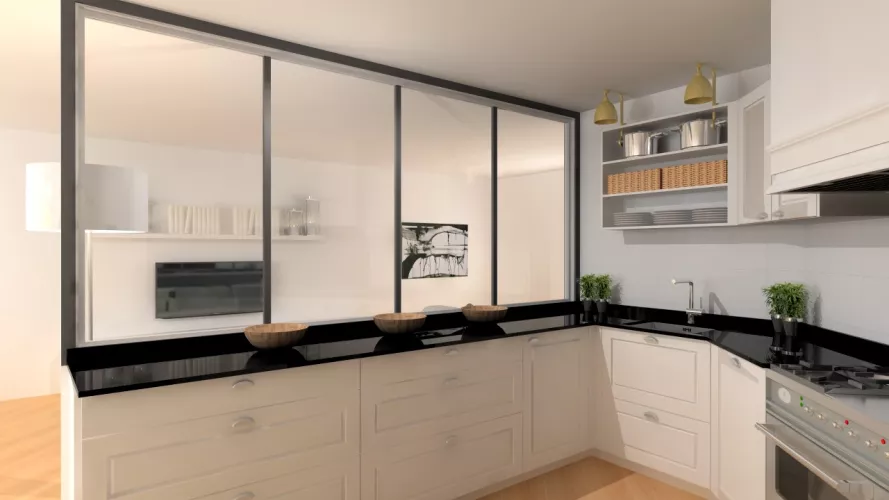 Madrid | Cocina Santos | Modelo epoca | Encimera granito