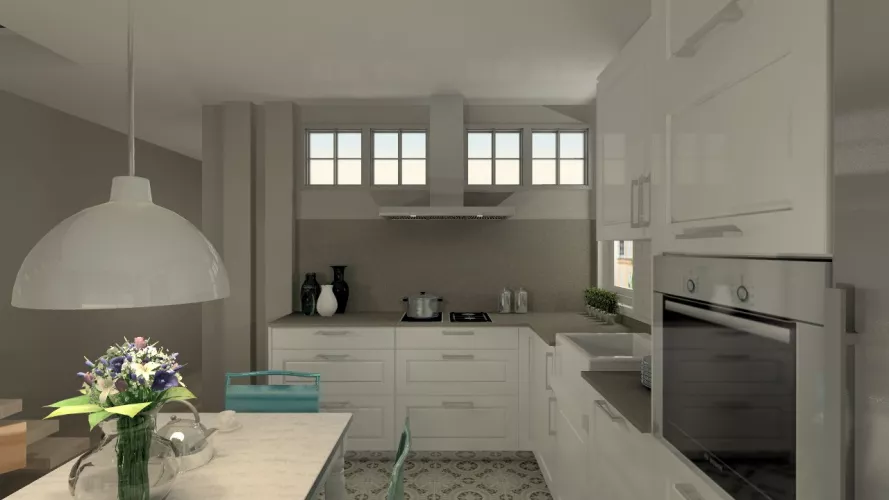 Aravaca | Cocinas Santos | Modelo Época | Encimera Silestone