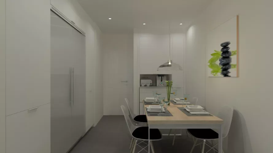 Madrid | Cocina Santos | Modelo Line E | Encimera Techlam