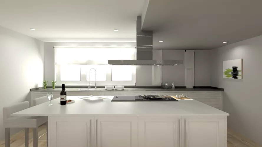 Las Rozas | Cocina Santos | Modelo Época | Encimera Silestone