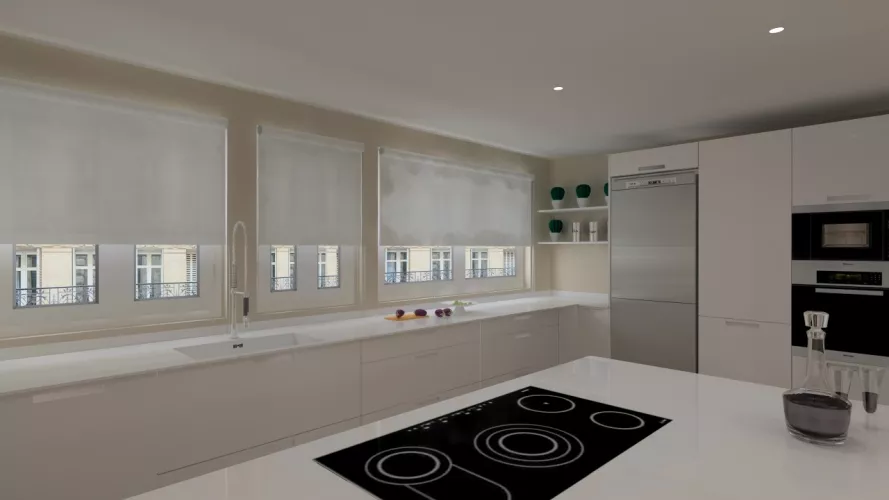 Pozuelo | Cocina Santos | Modelo Karmel SM | Encimera Dalian