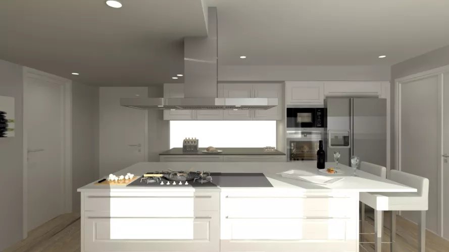 Las Rozas | Cocina Santos | Modelo Época | Encimera Silestone