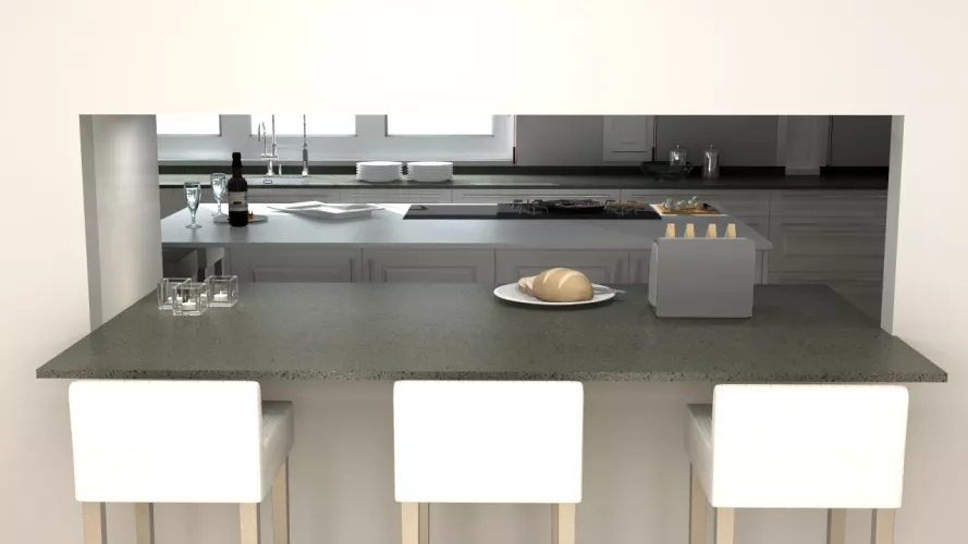 Las Rozas | Cocina Santos | Modelo Época | Encimera Silestone