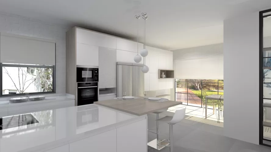 Una cocina de inspiración nórdica 