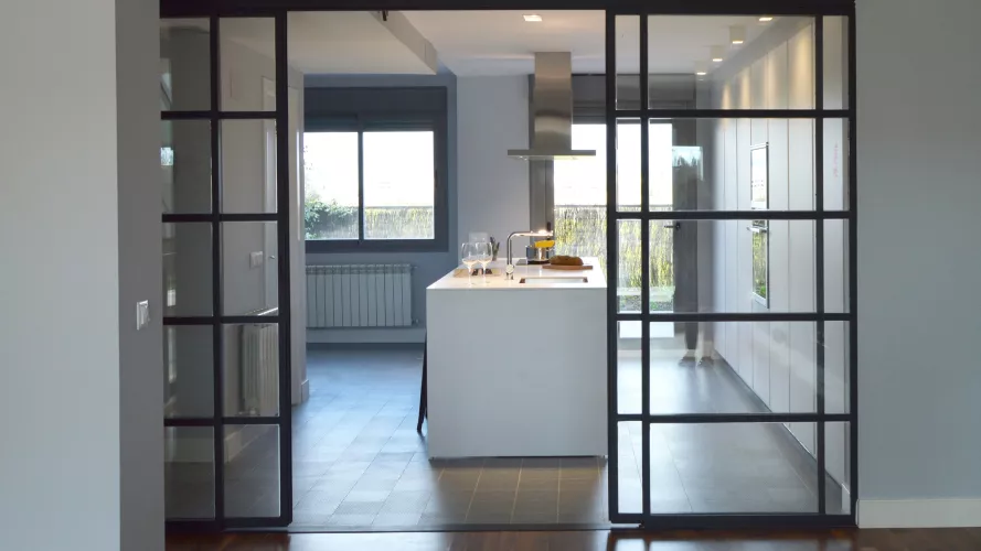 Elegancia en una cocina de estilo industrial