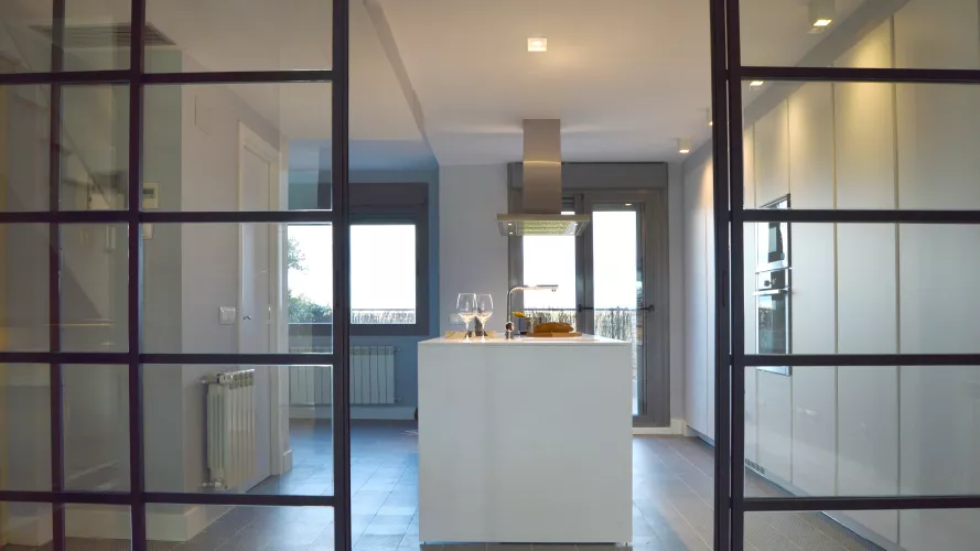 Elegancia en una cocina de estilo industrial