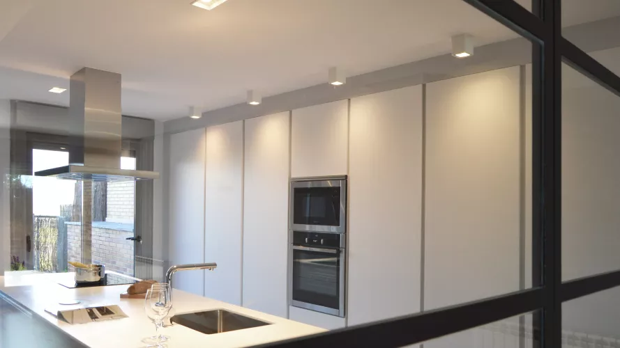 Elegancia en una cocina de estilo industrial