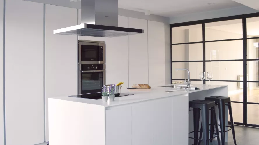 Elegancia en una cocina de estilo industrial