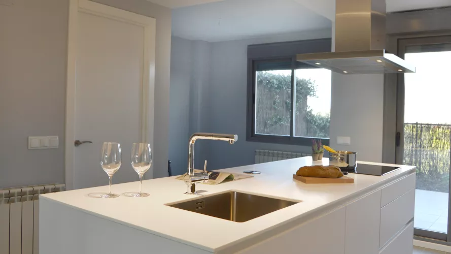 Elegancia en una cocina de estilo industrial