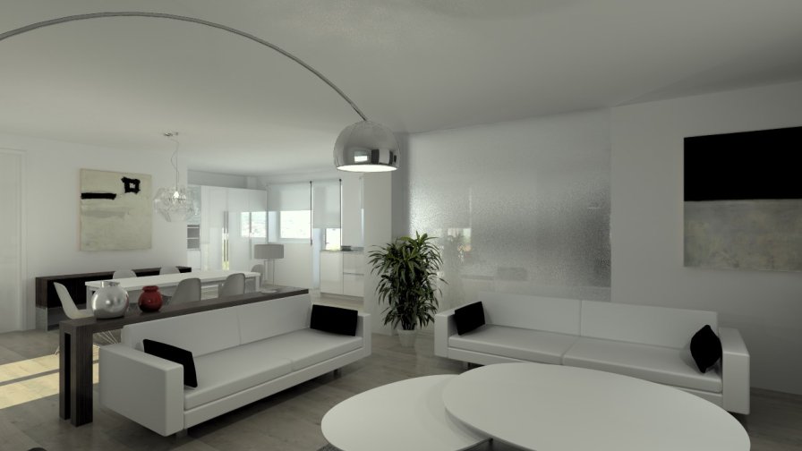 Aravaca | Cocina Santos | Modelo Intra Laca Brillo | Encimera Granito