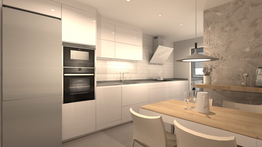 Cocina Santos Blanca en Paralelo