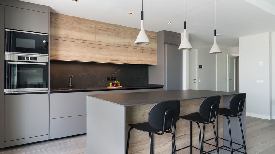 Cocina Santos Moderna Abierta al Salón