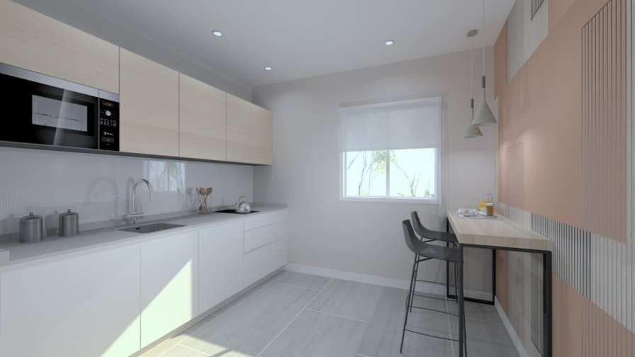 Cocina Santos blanca en línea