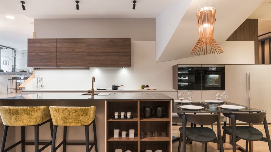 Cocina Santos Cashmere con Isla