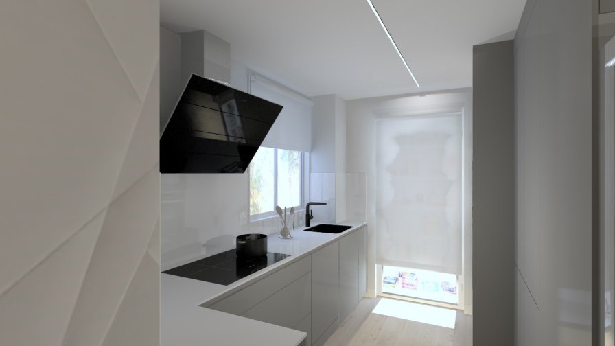 Cocina Santos Gris en L