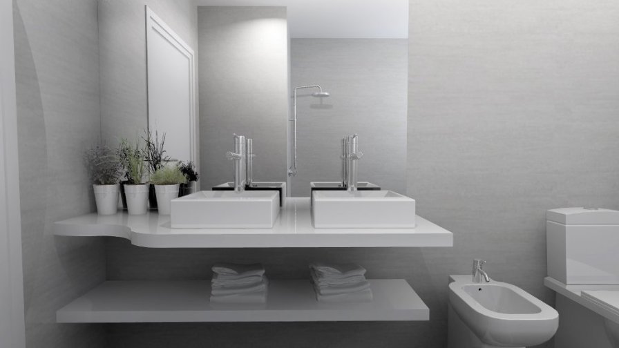 diseño de un baño elegante en madrid