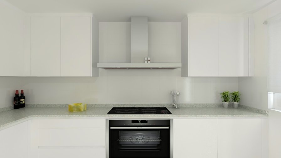 Madrid | Cocina Santos | Modelo Line E | Encimera Silestone