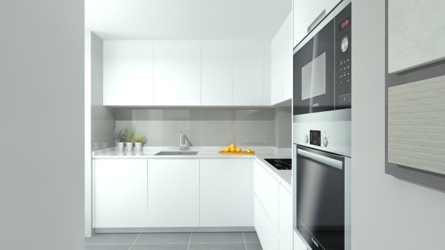 Boadilla del Monte | Cocina Santos | Modelo Line E | Encimera Silestone