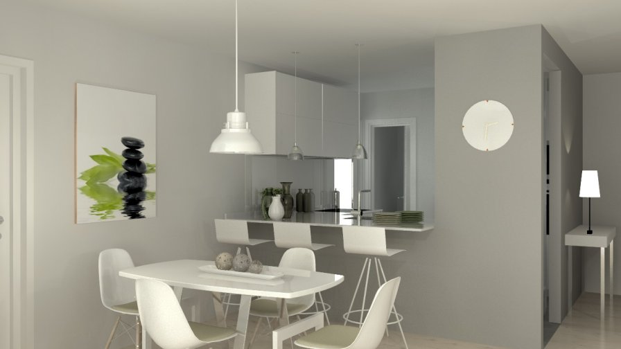 Madrid | Cocina Santos | Modelo Line | Encimera Silestone